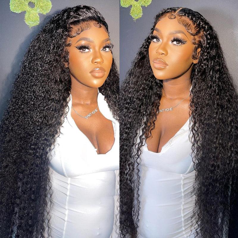 Lace wig with a straight texture for a sleek and minimalist look13x4 13x6 Real HD Lace Frontal Wig Deep Wave Virgin Human Hair