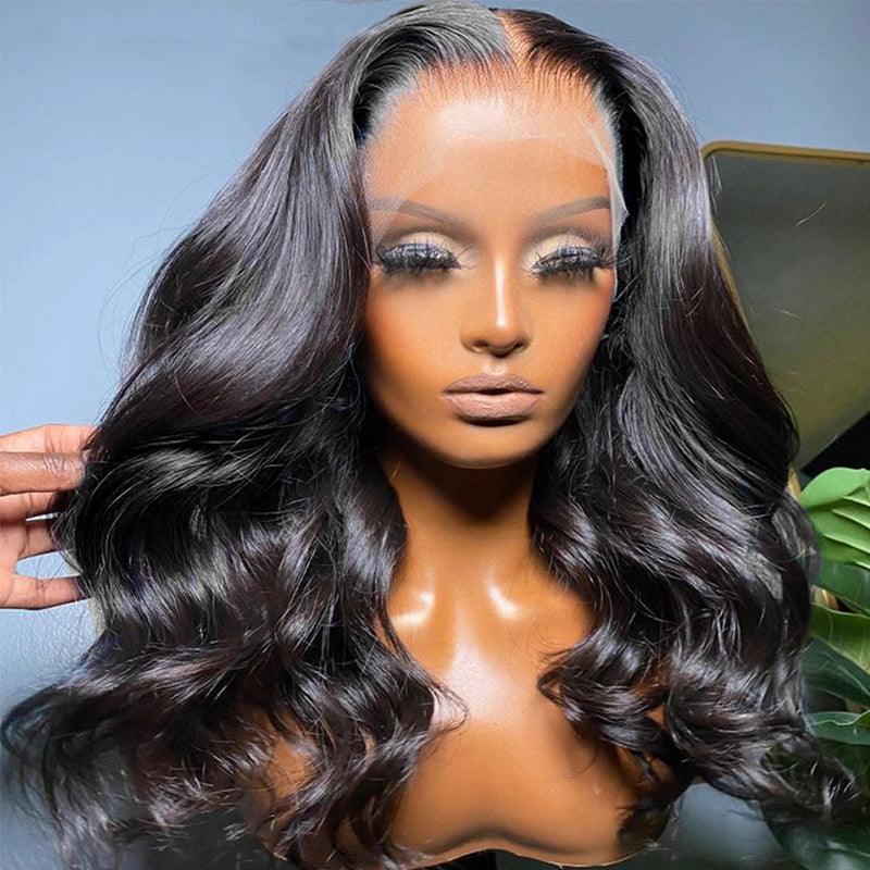 Lace wig with a 200 - density for a full and thick appearance4x4/13x4 Lace Wig Short Bob Brazilian Body Wave Human Hair Wigs