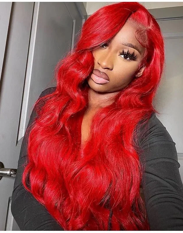 Synthetic lace wig with a heat - resistant formulaCandy