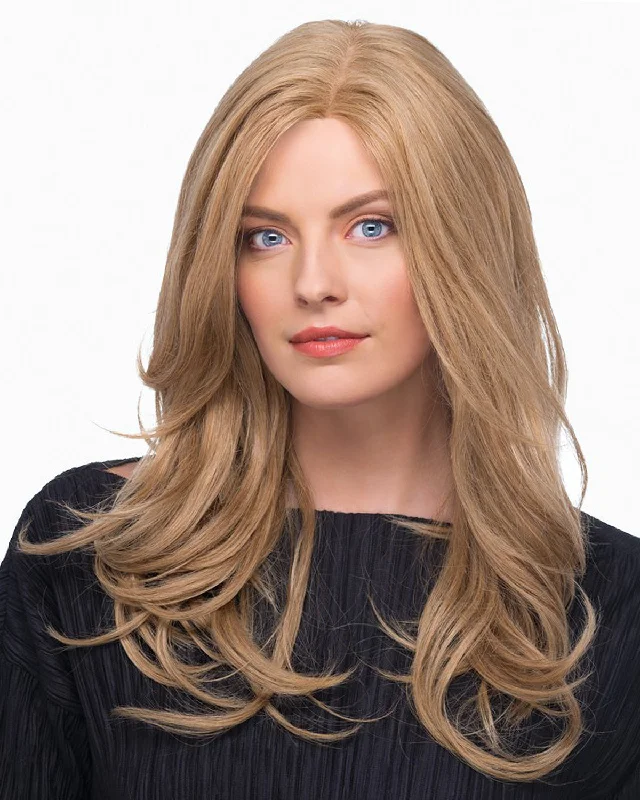 Indian - human - hair wig with a natural - looking shineEva-HT | Lace Front & Monofilament Top Remy Human Hair Wig by Estetica