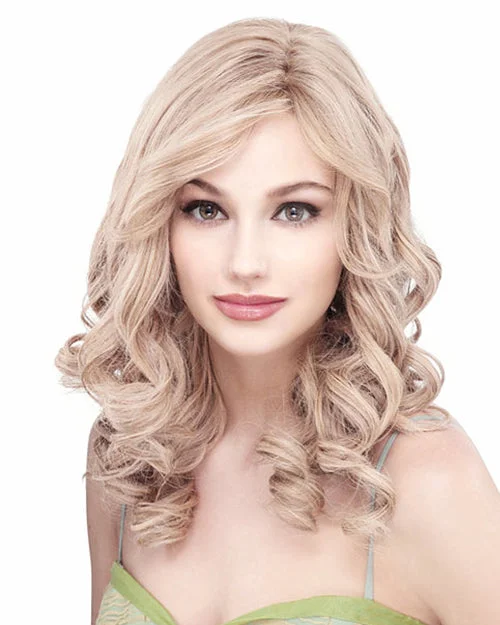 Indian - human - hair wig with a natural - looking shinePLF006HM | Lace Front & Monofilament Human Hair Wig by Louis Ferre