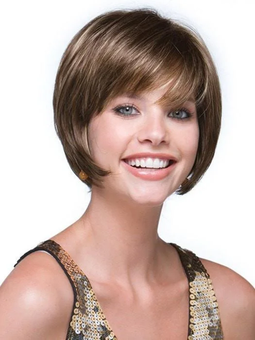 Bob wig with a blunt cut for a modern and edgy styleAudrey | Synthetic Wig (Basic Cap)