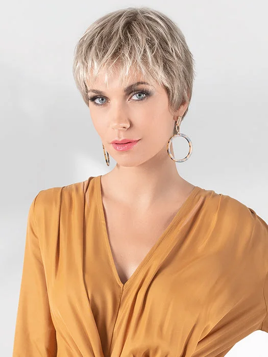 Bob wig with a curly fringe for a playful and youthful vibeAura | Hair Society | Synthetic Wig