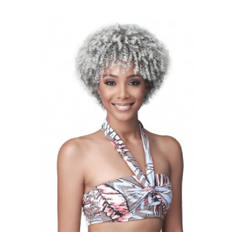 Bob wig with side - swept bangs for a sophisticated lookBobbi Boss Miss Origin Human Hair Blend Wig – MOG004 Pam