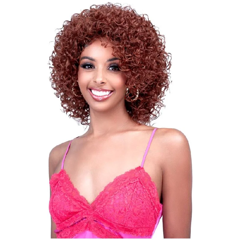 Bob wig with a balayage effect for a natural - looking color transitionBobbi Boss Miss Origin Human Hair Blend Wig – MOG016 Kamryn