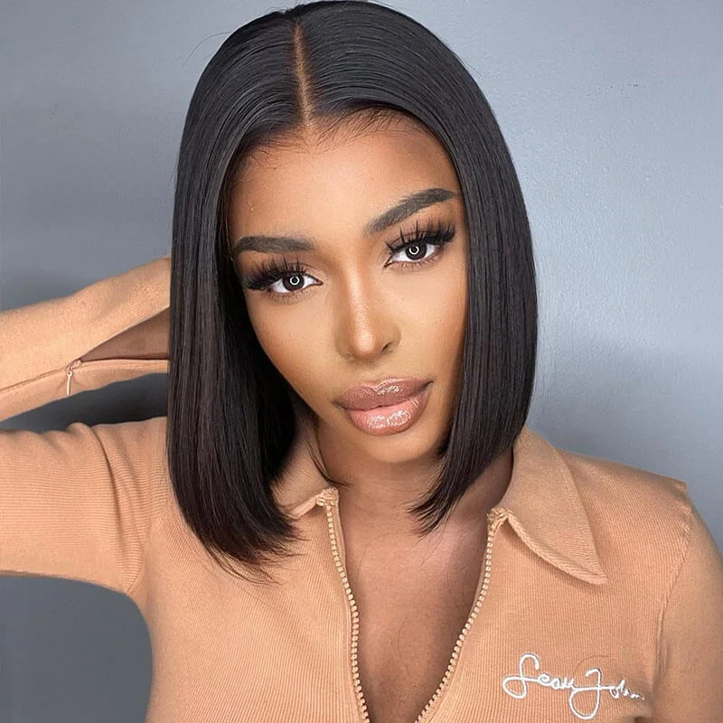 Cambodian Straight Closure Bob Wig