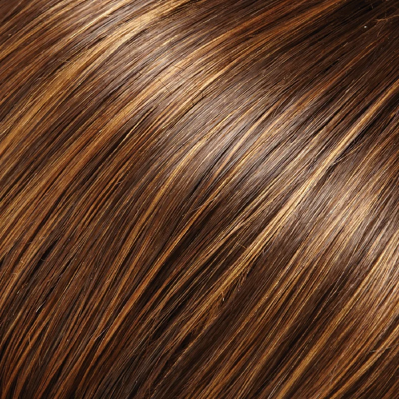 6F27 | Caramel Ribbon | Brown w/Lt Red-Gold Blonde Highlights & Tips