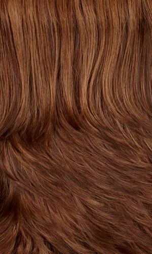 31H | Dark auburn & medium brown with warm strawberry highlights