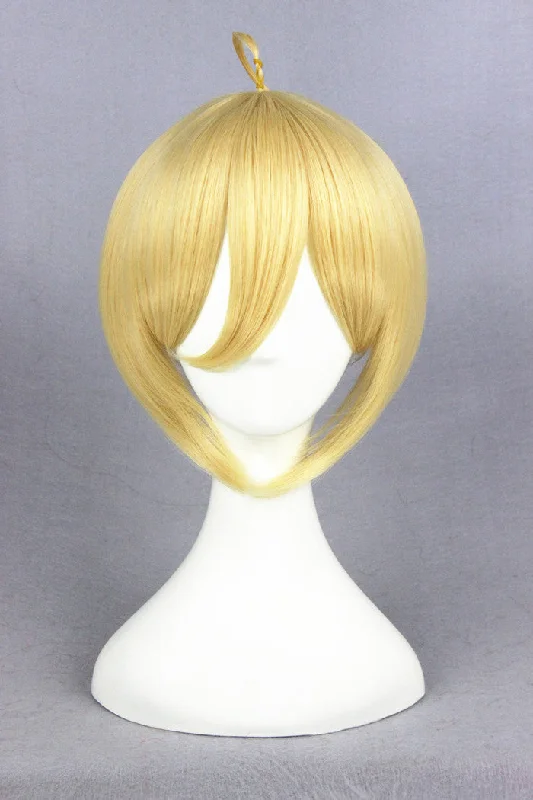 Bob wig with auburn highlights for a warm and vibrant appearanceCosplay Wig - Fate stay night - Saber