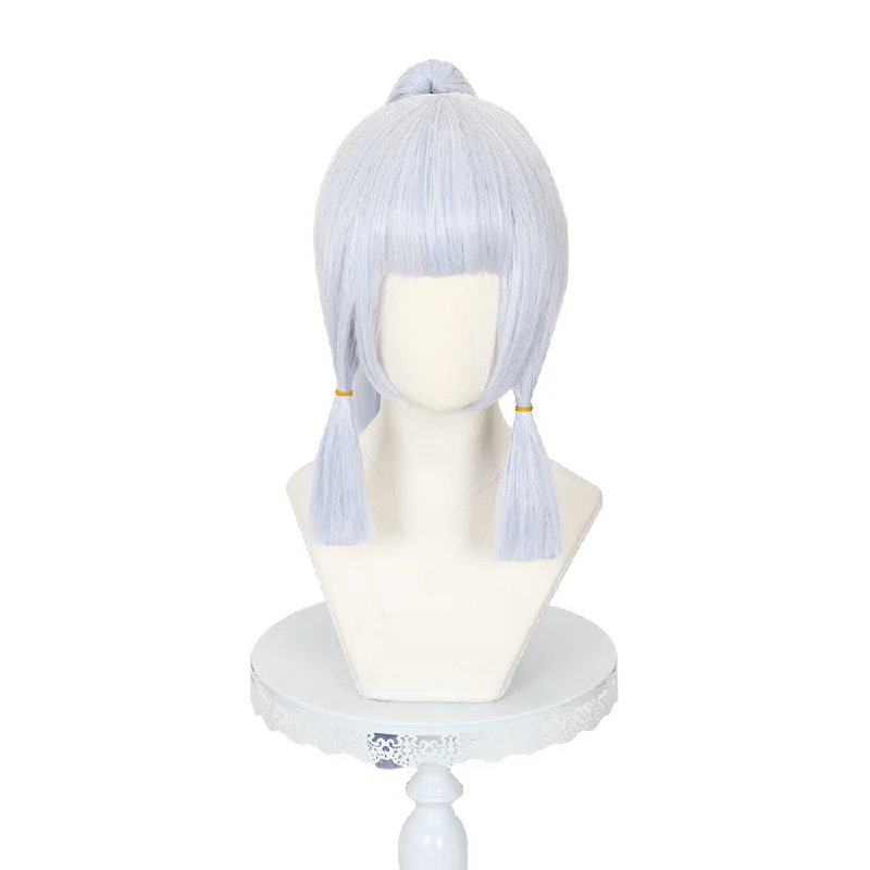 Bob wig made from high - quality synthetic fibersCosplay Wig - Genshin Impact Kamisato Ayaka