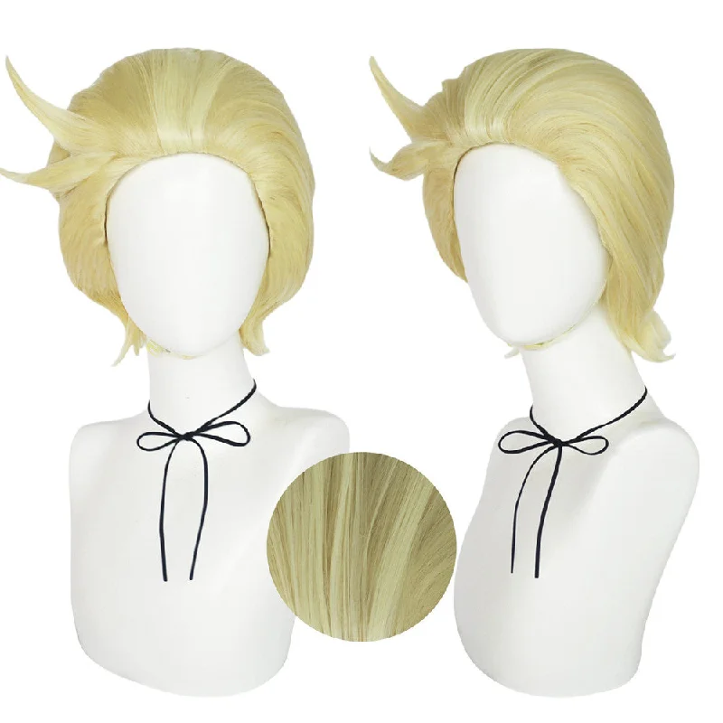 Bob wig with side - swept bangs for a sophisticated lookCosplay Wig - Hazbin Hotel - Morning Star