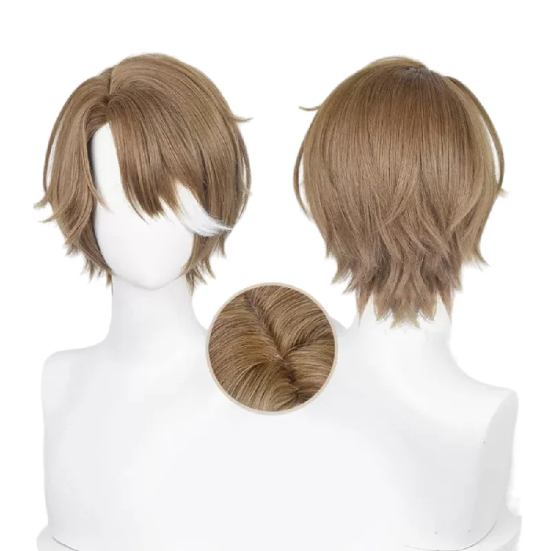 Bob wig with a curly fringe for a playful and youthful vibeCosplay Wig - Honkai Star Rail - Welt Yang