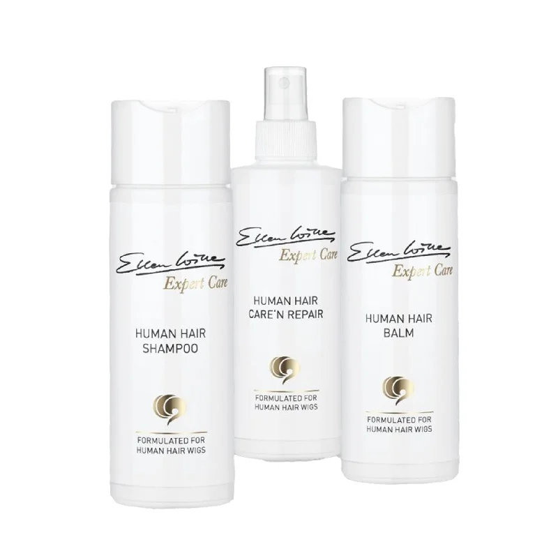 Ellen Wille Human Hair Shampoo, Conditioner & Balm Pack