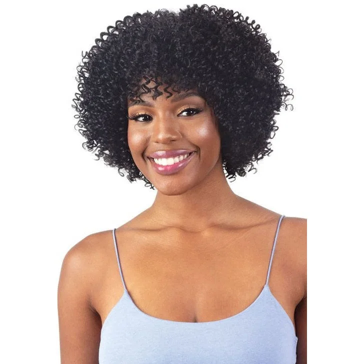 Bob wig in a jet - black color for a classic appearanceFreeTress Equal Synthetic Wig - Lite Wig 019