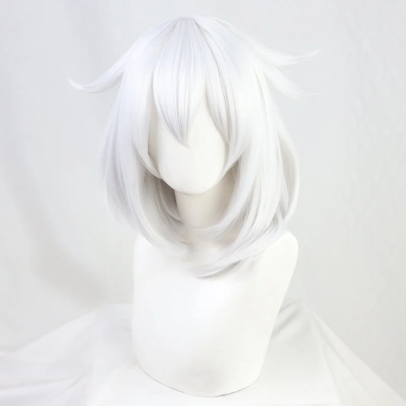 Bob wig with a curly fringe for a playful and youthful vibeCosplay Wig - Genshin Impact Paimon