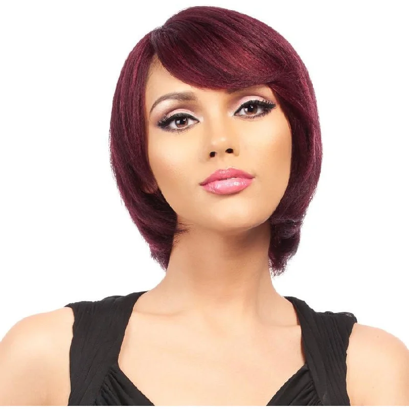 Synthetic bob wig with a natural - looking textureIt's A Wig! Indian Super Natural Remi Wig – Dakota (Color 4 only)