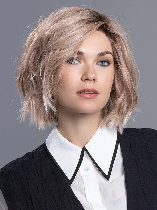 Adjustable - cap bob wig for a comfortable fitLia | Synthetic Lace Front Wig (Mono Part)