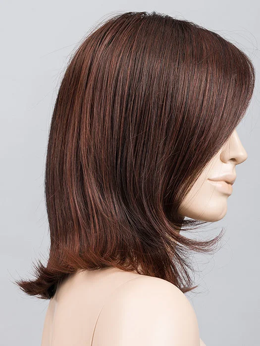 DARK AUBURN ROOTED | Dark Auburn and Deep Copper Brown with Black/Dark Brown Blend and Shaded Roots