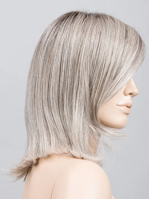 STONE GREY ROOTED | Grey with Black/Dark Brown and Lightest Blonde Blend with Shaded Roots