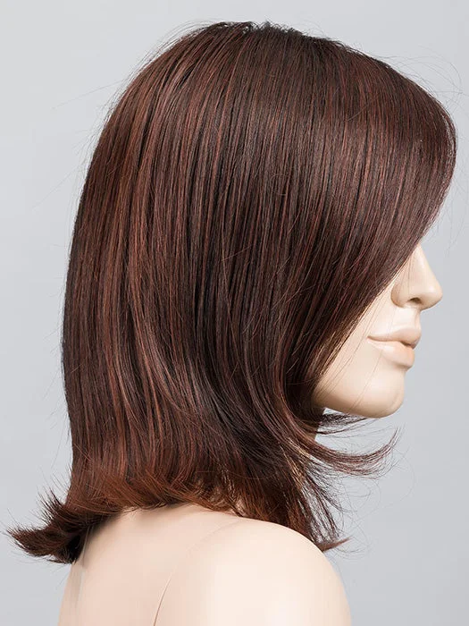 DARK AUBURN ROOTED | Dark Auburn and Deep Copper Brown with Black/Dark Brown Blend and Shaded Roots