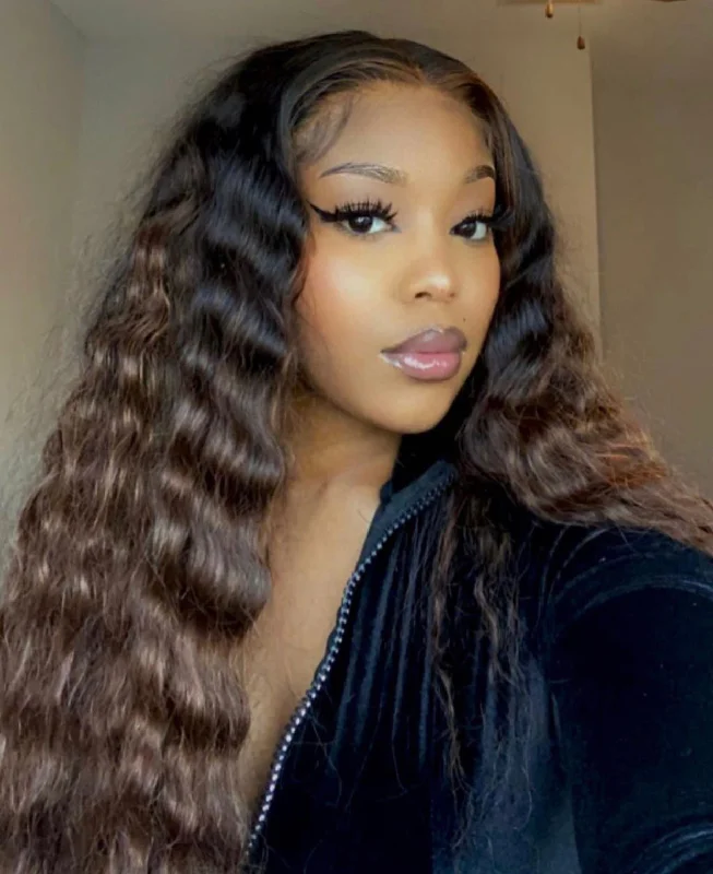 Newbie Cambodian Deep Wave Frontal Wig