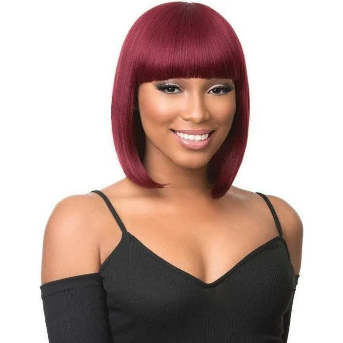 Petite bob wig suitable for women with small facesSensationnel Synthetic Instant Fashion Wig – Talia 12"