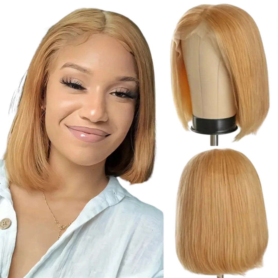 Vossmi HD Melting 13x5 Bob Style Lace Wig Straight 10" - 27