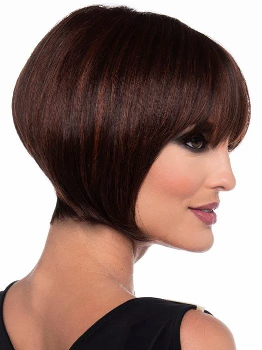 Layered bob wig to add volume and dimensionYuri | Human Hair/ Synthetic Blend Wig