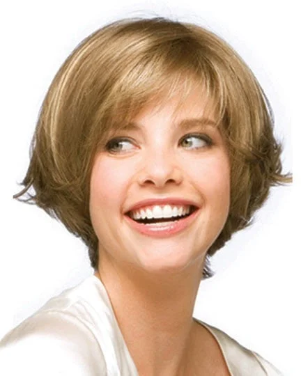 Long - length wig with a natural - looking root for a more realistic lookBella by Amore | Synthetic Bob Wig | CLOSEOUT