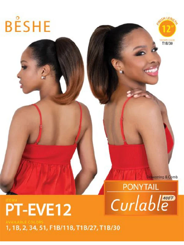 Ponytails with adjustable length for a customized fitBeshe Ponytail & Drawstring - PT-EVE12