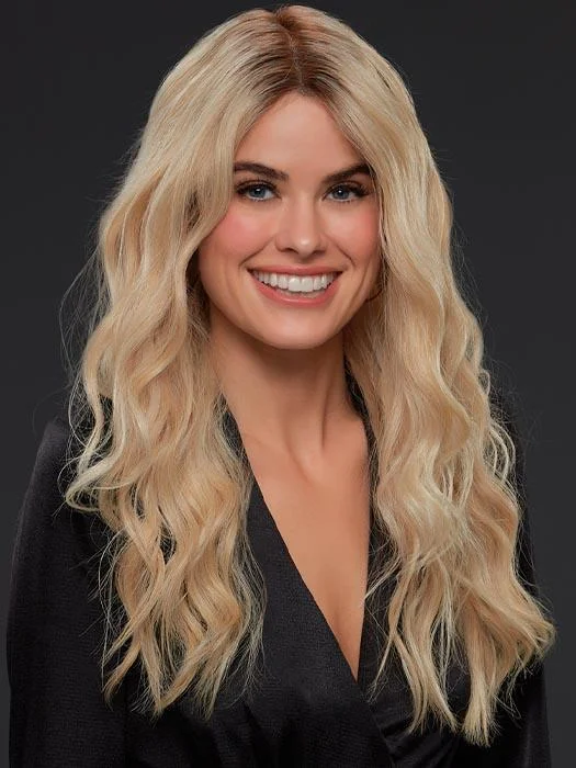 Long - length wig with a curly fringe for a playful and youthful vibeBlake Exclusive by Jon Renau | Remy Human Hair Lace Front Wig (Hand-Tied)