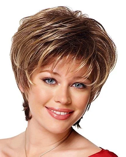 Long - length wig with a platinum - blonde color for a bold and trendy lookBrisk by Gabor | Short Synthetic Wig | CLOSEOUT