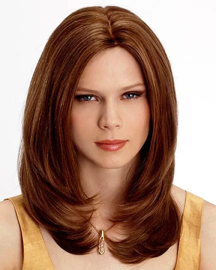 Long - length wig with a pre - bleached knot for a natural - looking scalpBritney by Louis Ferre | Synthetic Wig | CLOSEOUT