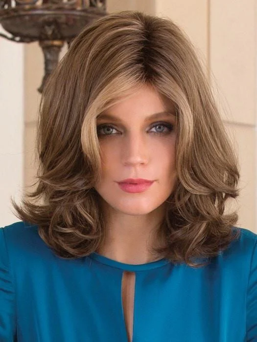 Long - length wig with a side - part for a more flattering lookCarrie | Synthetic Wig (Basic Cap)