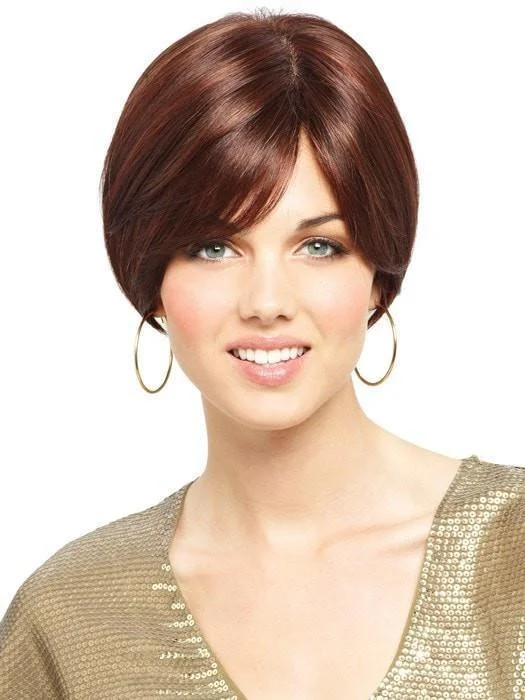 Long - length wig with a curly texture for a bold and stylish choiceCharli by Rene of Paris | Synthetic Bob Wig | CLOSEOUT