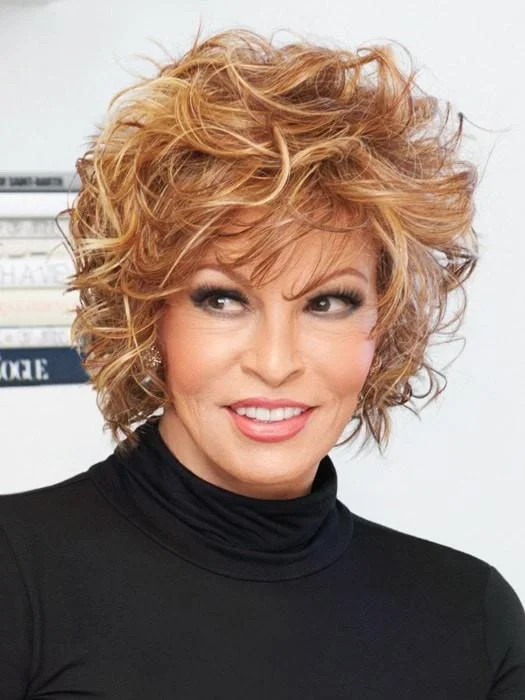 Long - length wig with a middle - part for a classic and elegant styleChic Alert by Raquel Welch | Synthetic Lace Front Wig | CLEARANCE