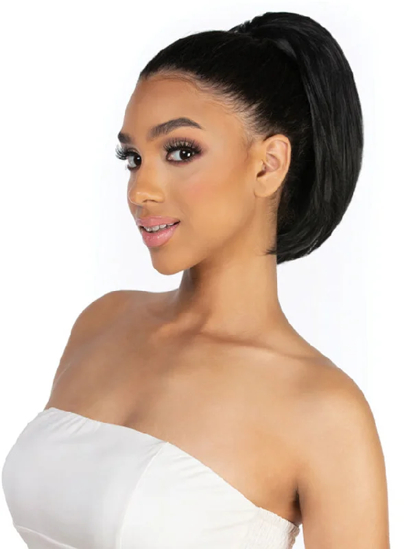 Straight ponytails with a sleek finish for a modern and polished lookHarlem 125 GoGo Collection Drawstring - GDS05