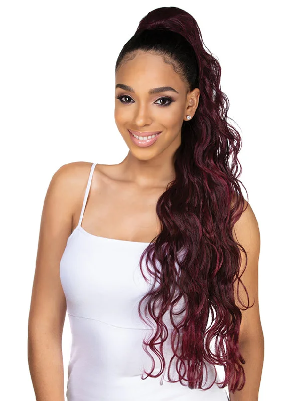 Extension ponytails with a secure elastic base for all - day comfortHarlem 125 Ponytail Drawstring - Samba 164