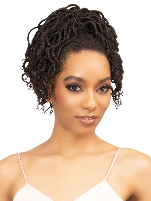 Curly ponytails with tight ringlets for a playful and feminine vibeSALE! Janet Collection Remy Illusion Braid Ponytail - MACON