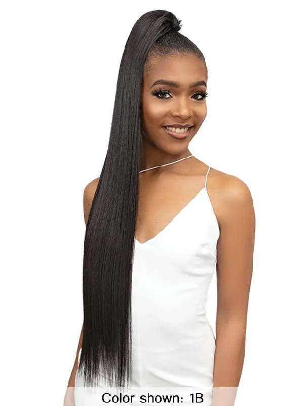 Ponytails with a natural - looking scalp for a more realistic appearanceSALE! Janet Collection Remy Illusion Ponytail - STRAIGHT 32