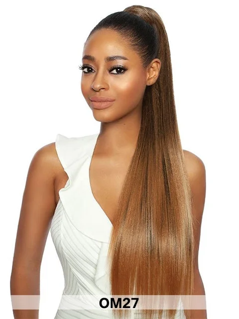 Ponytails for a formal event with a touch of sparkle or beadsMane Concept YellowTail PonyTail Closure - KRISSY 30