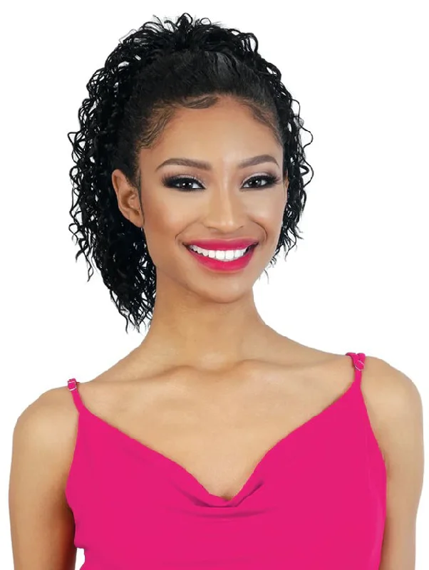 Extension ponytails with a secure elastic base for all - day comfortMotown Tress Ponydo Drawstring Ponytail - PD- BREEZE