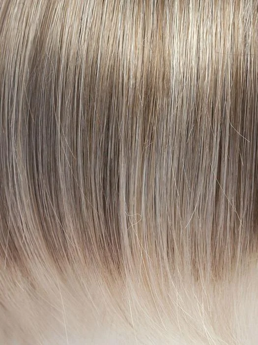 ICE-BLOND | Ashy Blonde Base with White Gold Tips with Highlights Around Face