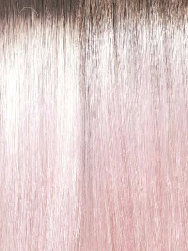 BUBBLEGUM-R | Pastel pink base with Dark Roots