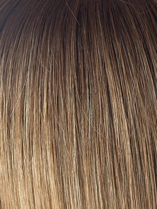 MACADAMIA-LR | Dark brown with beige blonde ends Dark Long Roots