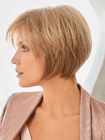 Heat - resistant short wig for easy styling with hot toolsAudrey | Synthetic Wig by René of Paris