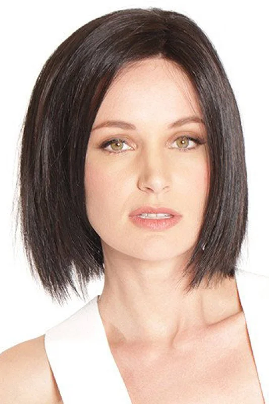 Short wig with a geometric pattern for a unique and fashion - forward designBelle Tress Wigs - Cafe Chic (#6025)