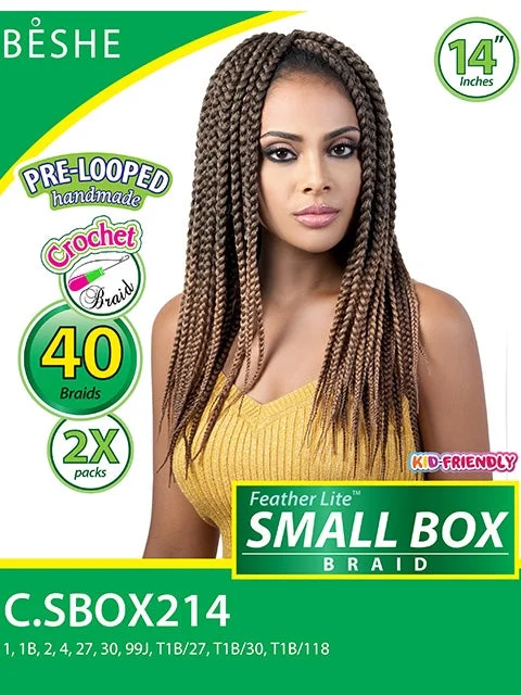 Braid & Plait Hair Extensions with a Braided Headband for an Added Fashion StatementBeshe Pre-Looped 2X SMALL BOX Crochet Braid 14