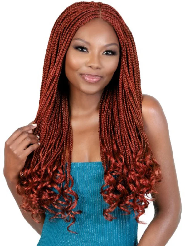 Sew - in Braid & Plait Hair Extensions for a Long - Lasting and Secure StyleBeshe Pre-Looped Multi Pack Box Braid with French Curly Ends Crochet Braid - CBXFR.4X18