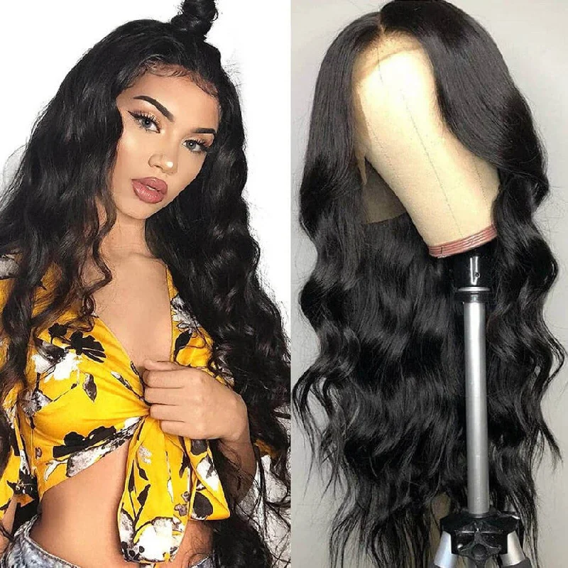 Ombre wavy wig with a seamless color blendTransparent Lace Wigs Body Wave Skin Melt Frontal 13x4 13x6 Deep Part Lace Front Brazilian Virgin Human Hair Wig For Women